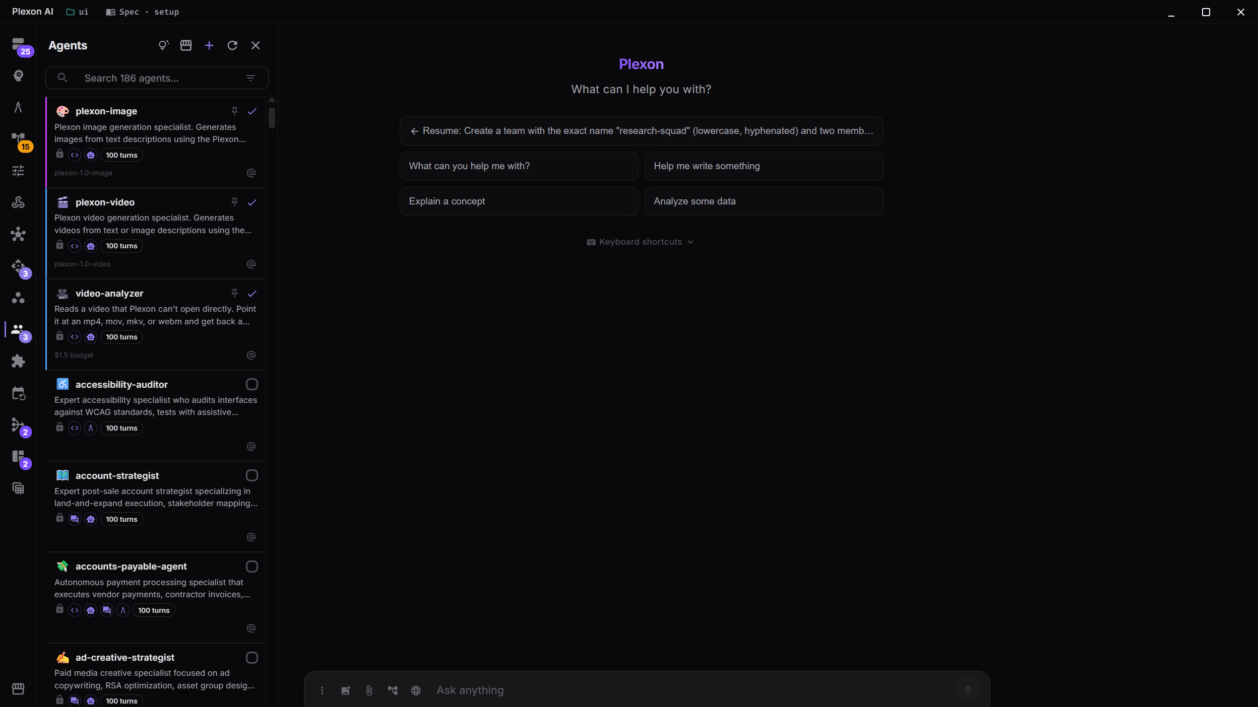 Browse & Activate Agents