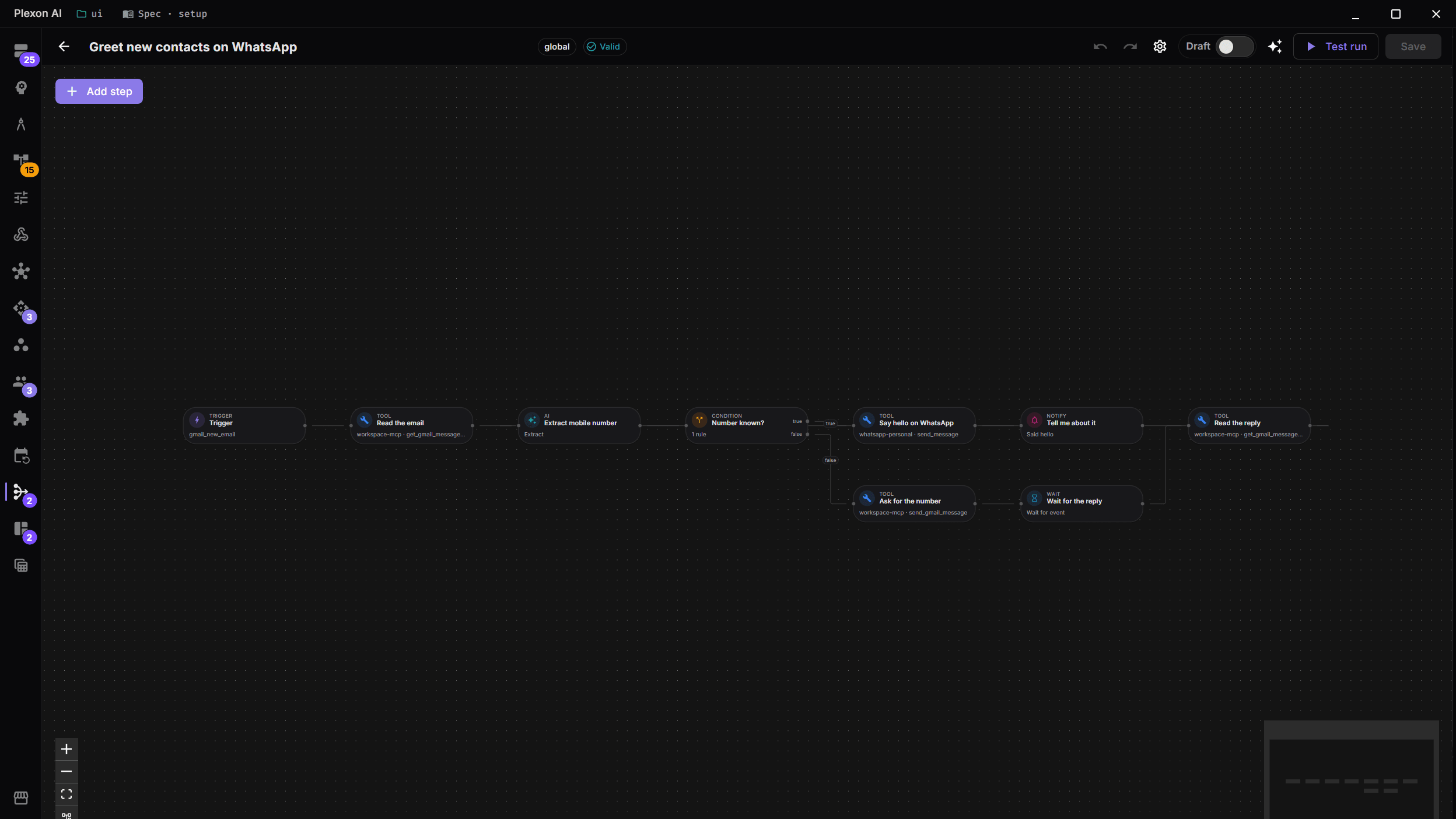 A visual builder for automations