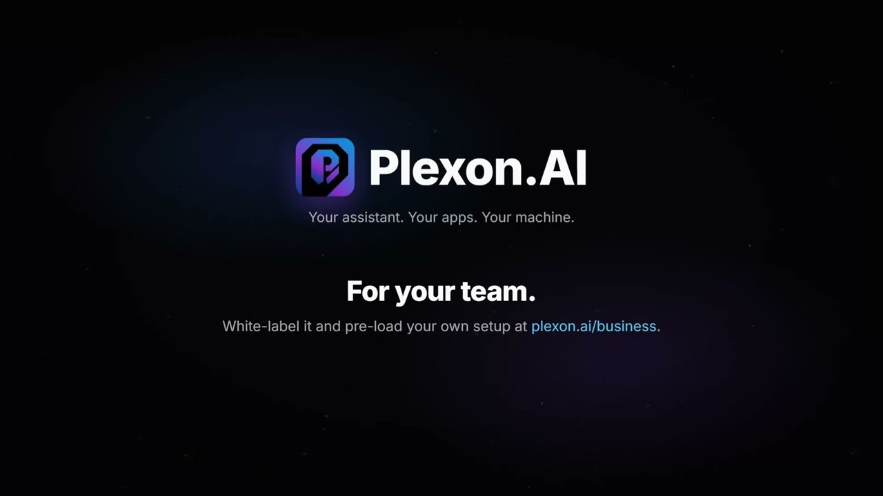 Title frame of the Plexon AI walkthrough video