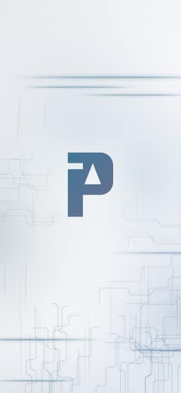 Plexon AI wallpaper for Android, blue on a light background