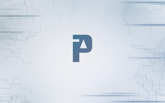 Plexon AI wallpaper for MacBook (16:10), blue on a light background