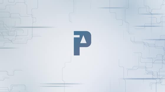 Plexon AI wallpaper for Mac (5K), blue on a light background