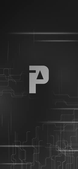 Plexon AI wallpaper for iPhone, black and white, dark