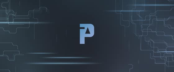 Plexon AI wallpaper for Ultrawide, blue on a dark background